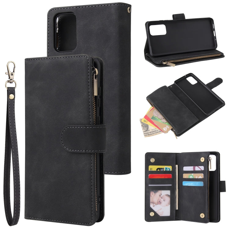 For Galaxy S20+ Multifunctional Horizontal Flip Leather Case, with Card Slot & Holder & Zipper Wallet & Photo Frame