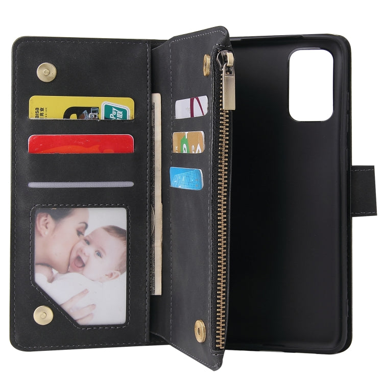 For Galaxy S20+ Multifunctional Horizontal Flip Leather Case, with Card Slot & Holder & Zipper Wallet & Photo Frame