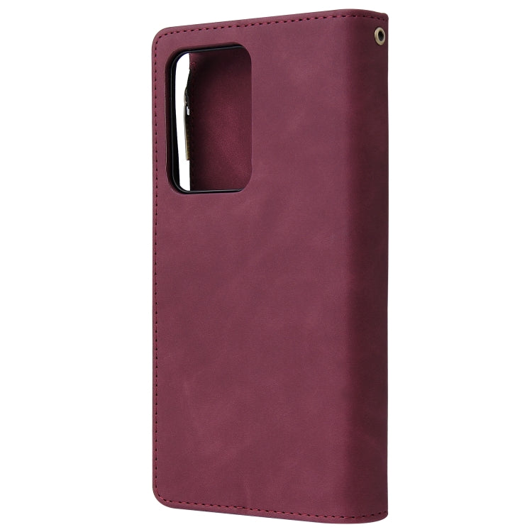 For Galaxy S20 Ultra Multifunctional Horizontal Flip Leather Case, with Card Slot & Holder & Zipper Wallet & Photo Frame