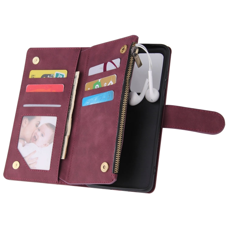 For Galaxy S20 Ultra Multifunctional Horizontal Flip Leather Case, with Card Slot & Holder & Zipper Wallet & Photo Frame