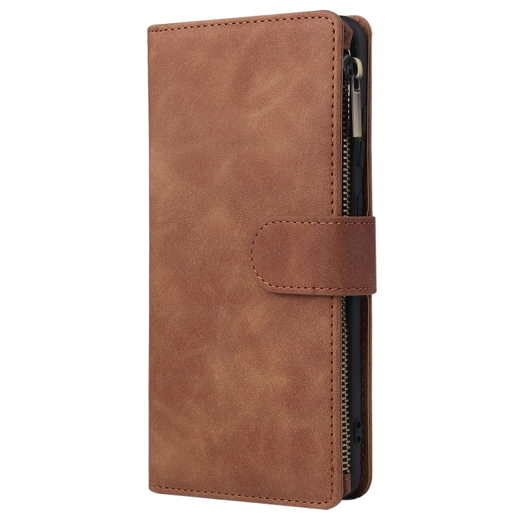 For Galaxy S20 Ultra Multifunctional Horizontal Flip Leather Case, with Card Slot & Holder & Zipper Wallet & Photo Frame