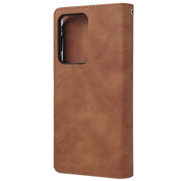 For Galaxy S20 Ultra Multifunctional Horizontal Flip Leather Case, with Card Slot & Holder & Zipper Wallet & Photo Frame