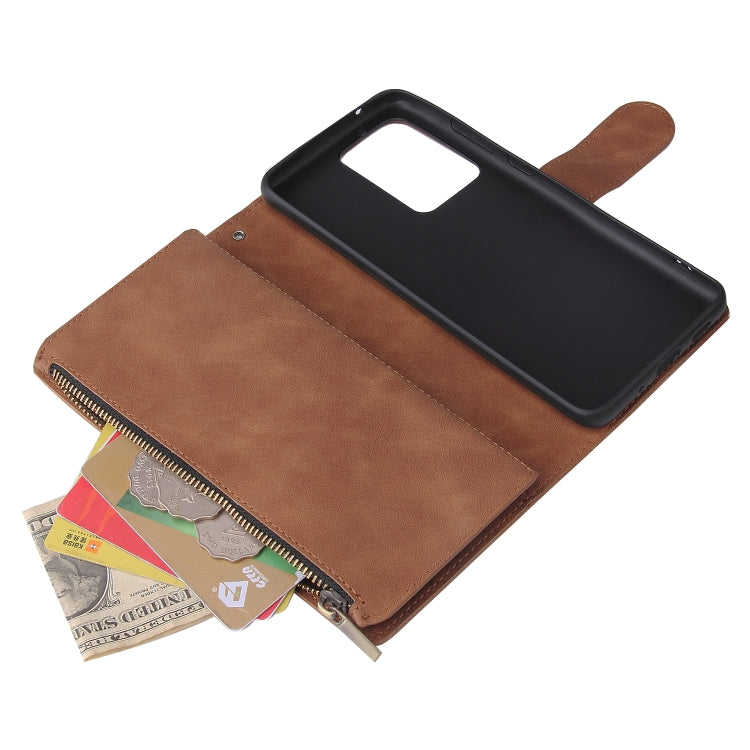 For Galaxy S20 Ultra Multifunctional Horizontal Flip Leather Case, with Card Slot & Holder & Zipper Wallet & Photo Frame