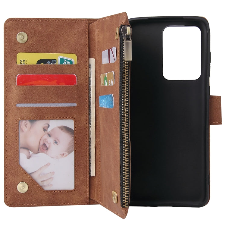 For Galaxy S20 Ultra Multifunctional Horizontal Flip Leather Case, with Card Slot & Holder & Zipper Wallet & Photo Frame