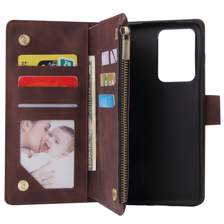 For Galaxy S20 Ultra Multifunctional Horizontal Flip Leather Case, with Card Slot & Holder & Zipper Wallet & Photo Frame