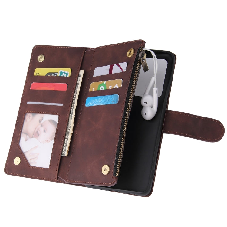 For Galaxy S20 Ultra Multifunctional Horizontal Flip Leather Case, with Card Slot & Holder & Zipper Wallet & Photo Frame