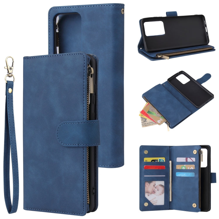 For Galaxy S20 Ultra Multifunctional Horizontal Flip Leather Case, with Card Slot & Holder & Zipper Wallet & Photo Frame