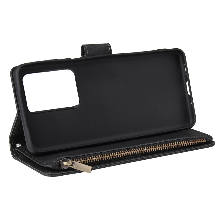 For Galaxy S20 Ultra Multifunctional Horizontal Flip Leather Case, with Card Slot & Holder & Zipper Wallet & Photo Frame