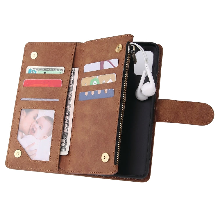 For Galaxy A51 Multifunctional Horizontal Flip Leather Case, with Card Slot & Holder & Zipper Wallet & Photo Frame