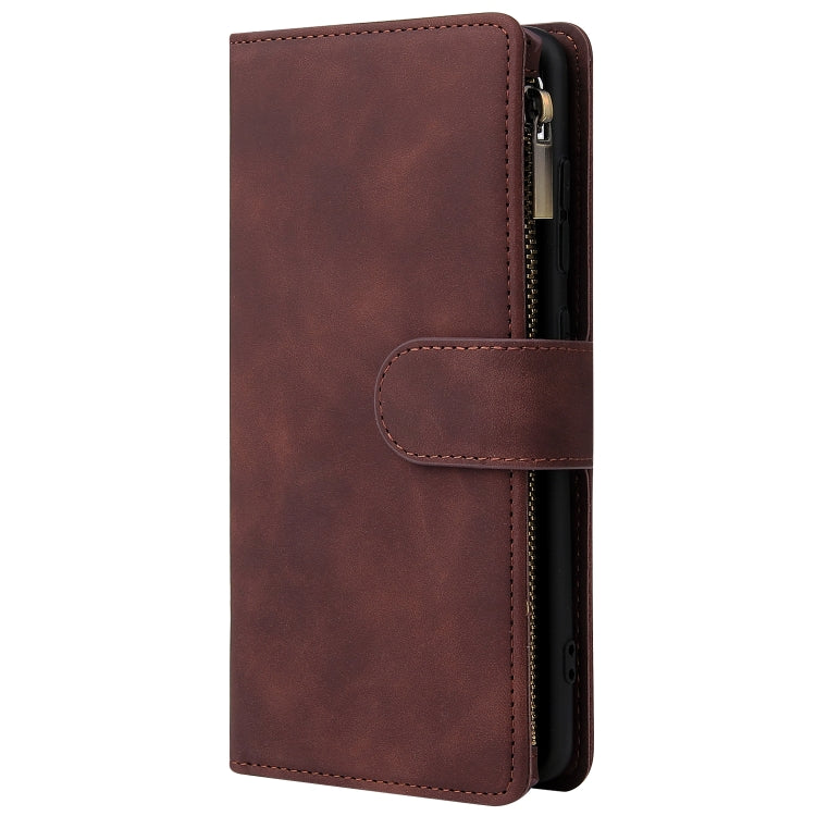 For Galaxy A51 Multifunctional Horizontal Flip Leather Case, with Card Slot & Holder & Zipper Wallet & Photo Frame