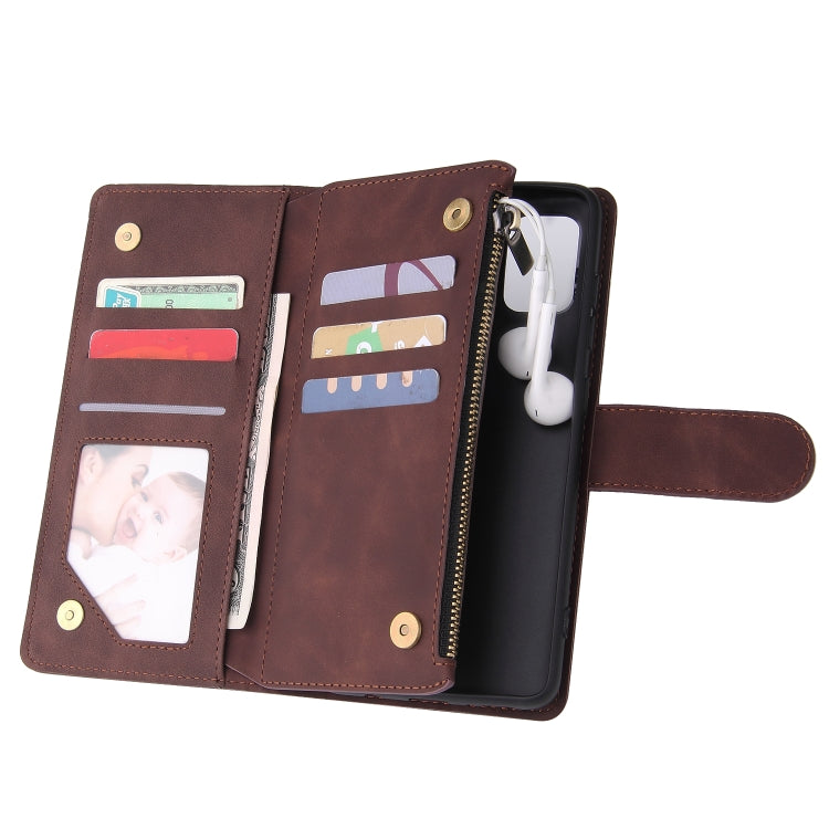 For Galaxy A51 Multifunctional Horizontal Flip Leather Case, with Card Slot & Holder & Zipper Wallet & Photo Frame