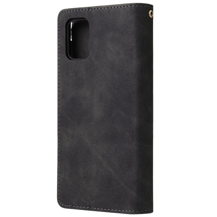 For Galaxy A51 Multifunctional Horizontal Flip Leather Case, with Card Slot & Holder & Zipper Wallet & Photo Frame