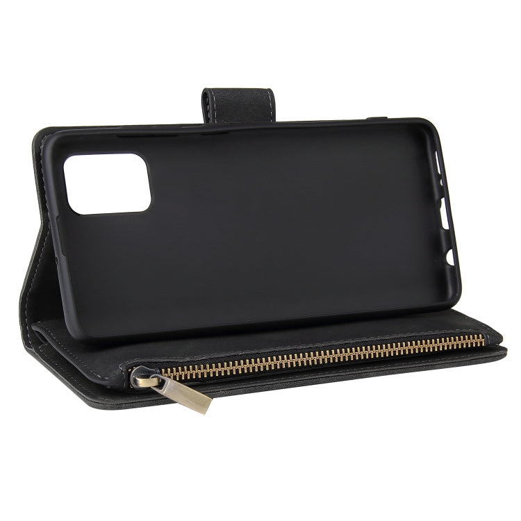 For Galaxy A51 Multifunctional Horizontal Flip Leather Case, with Card Slot & Holder & Zipper Wallet & Photo Frame