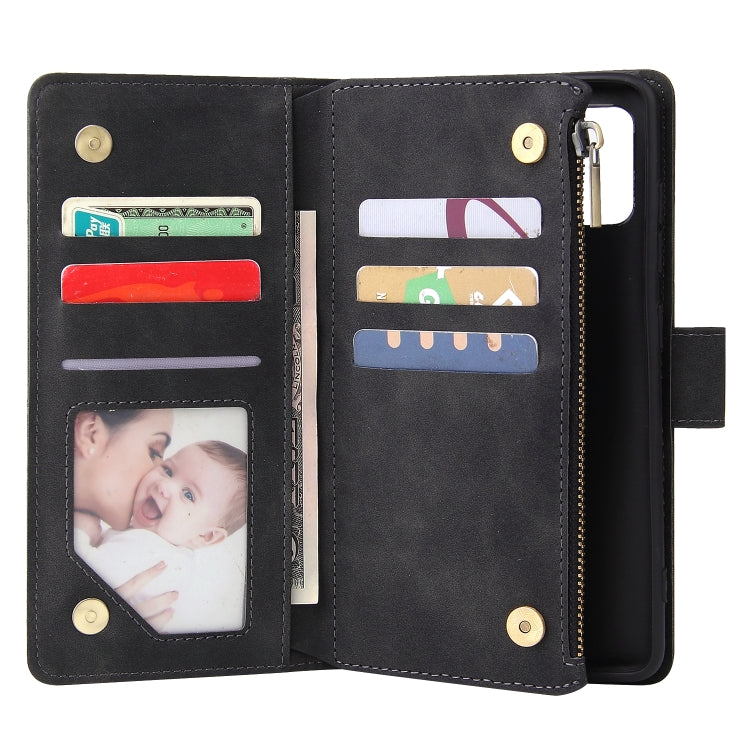 For Galaxy A51 Multifunctional Horizontal Flip Leather Case, with Card Slot & Holder & Zipper Wallet & Photo Frame
