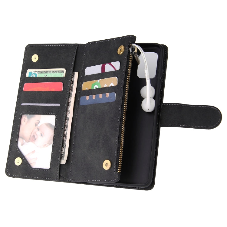 For Galaxy A51 Multifunctional Horizontal Flip Leather Case, with Card Slot & Holder & Zipper Wallet & Photo Frame