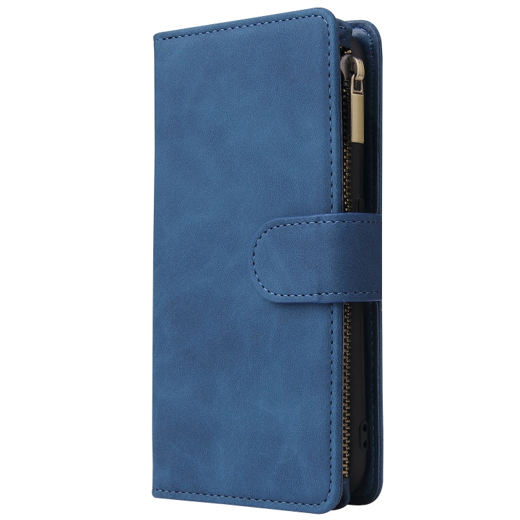 For Galaxy A01 Multifunctional Horizontal Flip Leather Case, with Card Slot & Holder & Zipper Wallet & Photo Frame