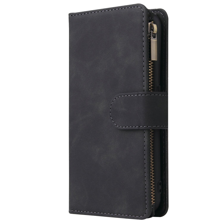 For Galaxy A01 Multifunctional Horizontal Flip Leather Case, with Card Slot & Holder & Zipper Wallet & Photo Frame
