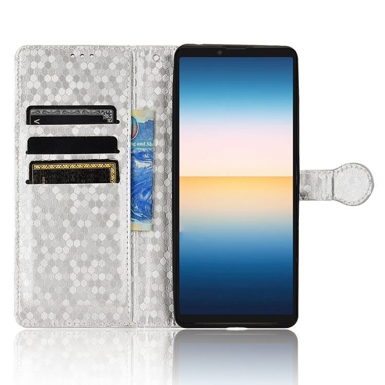 For Sony Xperia 1 III Honeycomb Dot Texture Leather Phone Case