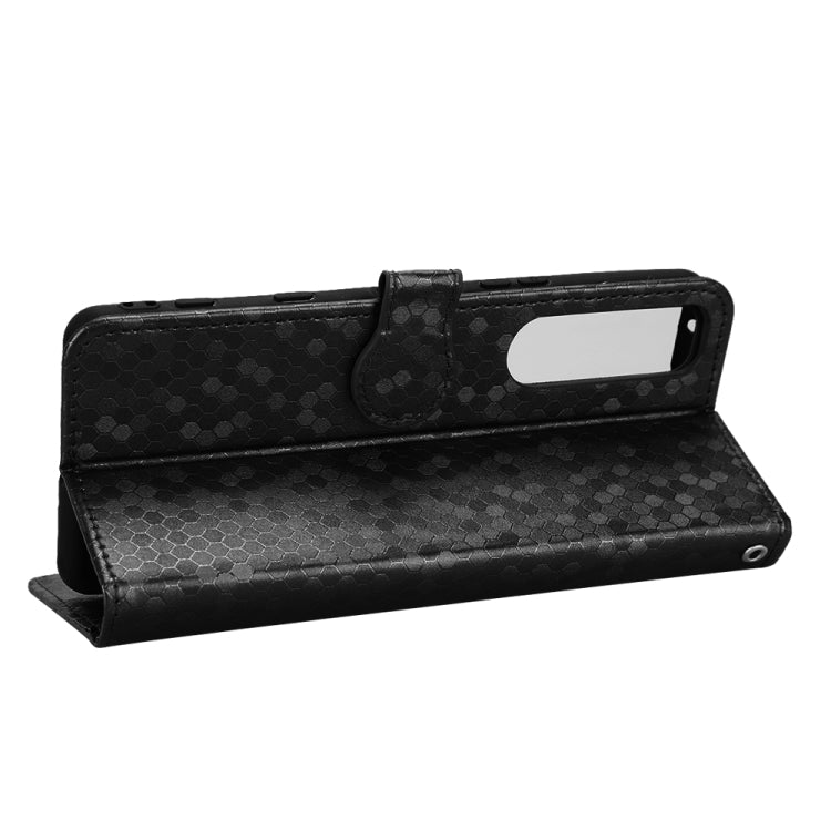 For Sony Xperia 5 III Honeycomb Dot Texture Leather Phone Case