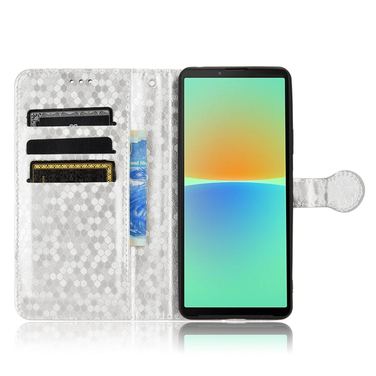 For Sony Xperia 10 IV Honeycomb Dot Texture Leather Phone Case