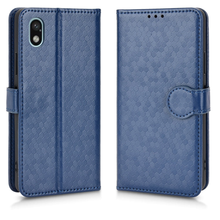For Sony Xperia Ace III Honeycomb Dot Texture Leather Phone Case