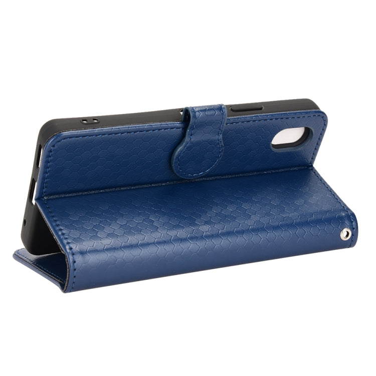 For Sony Xperia Ace III Honeycomb Dot Texture Leather Phone Case
