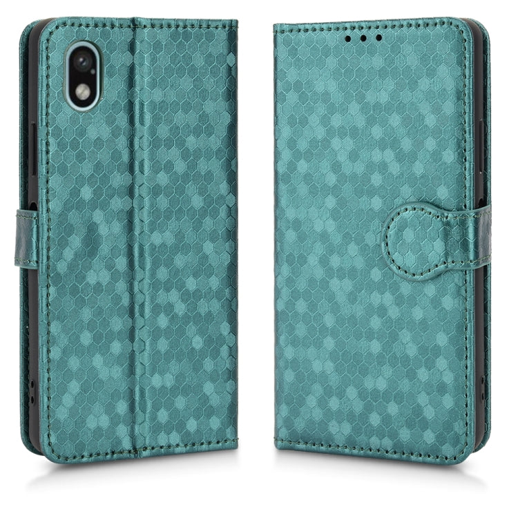 For Sony Xperia Ace III Honeycomb Dot Texture Leather Phone Case