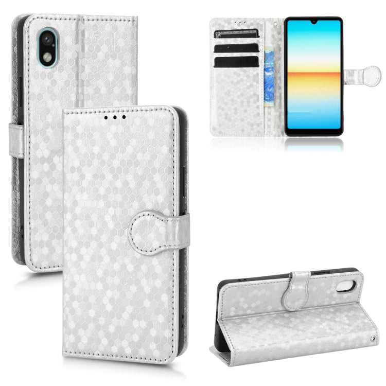 For Sony Xperia Ace III Honeycomb Dot Texture Leather Phone Case
