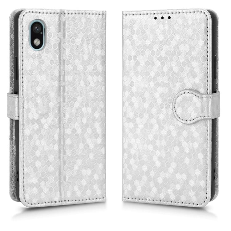 For Sony Xperia Ace III Honeycomb Dot Texture Leather Phone Case