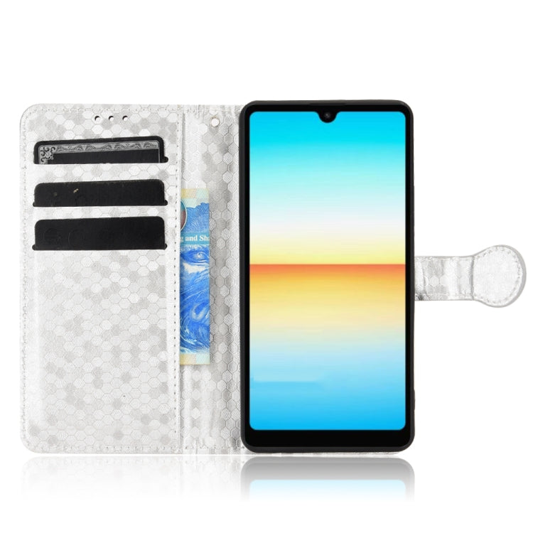 For Sony Xperia Ace III Honeycomb Dot Texture Leather Phone Case