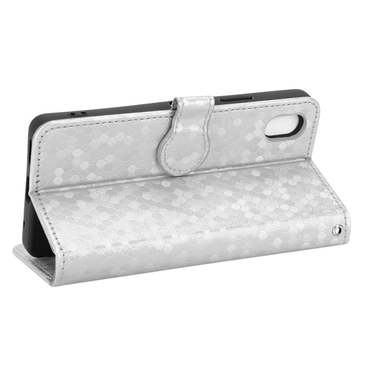 For Sony Xperia Ace III Honeycomb Dot Texture Leather Phone Case