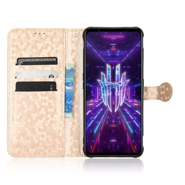 For ZTE nubia Red Magic 7 Honeycomb Dot Texture Leather Phone Case