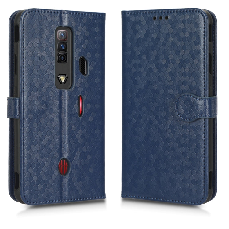 For ZTE nubia Red Magic 7 Honeycomb Dot Texture Leather Phone Case
