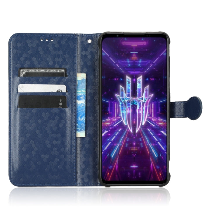 For ZTE nubia Red Magic 7 Honeycomb Dot Texture Leather Phone Case