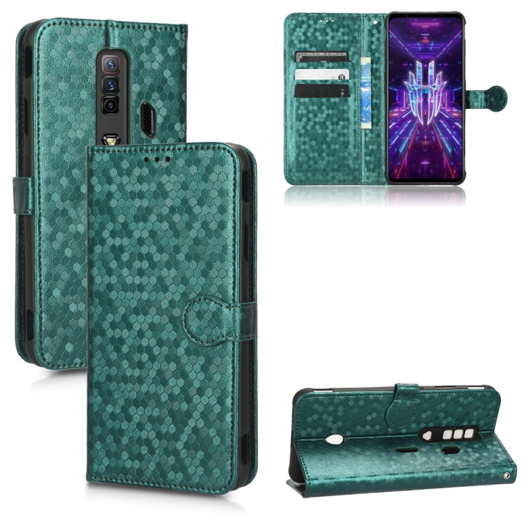 For ZTE nubia Red Magic 7 Honeycomb Dot Texture Leather Phone Case