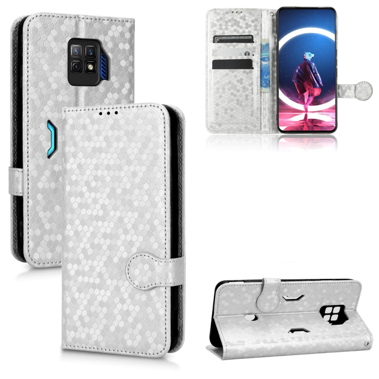 For ZTE nubia Red Magic 7 Pro Honeycomb Dot Texture Leather Phone Case