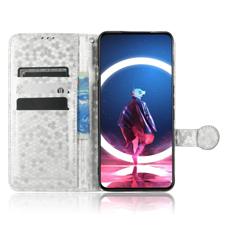 For ZTE nubia Red Magic 7 Pro Honeycomb Dot Texture Leather Phone Case