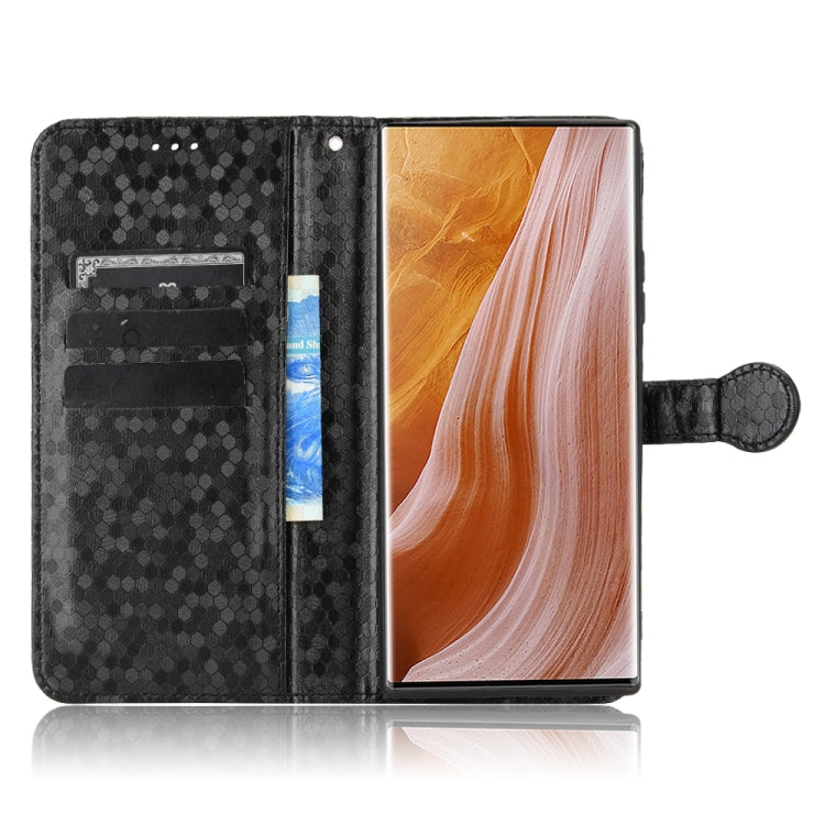 For ZTE Axon 40 Ultra Honeycomb Dot Texture Leather Phone Case