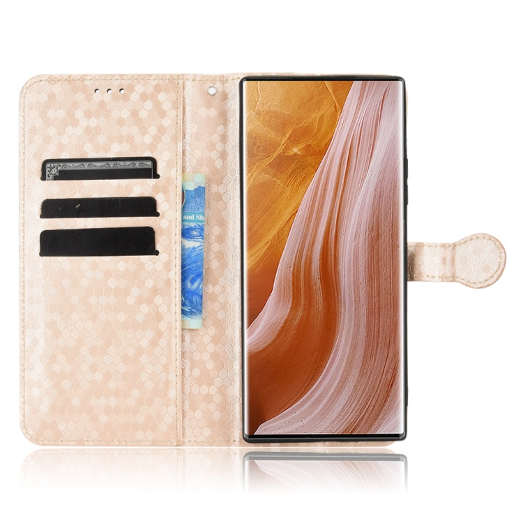 For ZTE Axon 40 Ultra Honeycomb Dot Texture Leather Phone Case