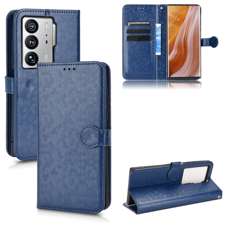 For ZTE Axon 40 Ultra Honeycomb Dot Texture Leather Phone Case