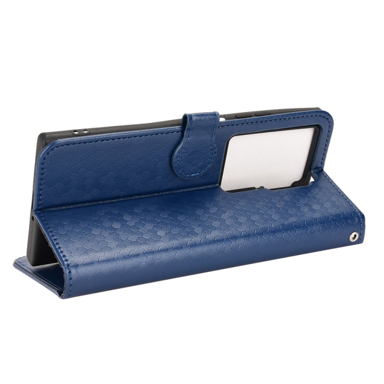 For ZTE Axon 40 Ultra Honeycomb Dot Texture Leather Phone Case