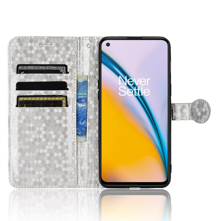 For OnePlus Nord 2 5G Honeycomb Dot Texture Leather Phone Case