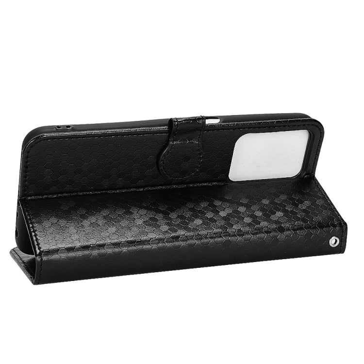 For OnePlus Nord CE 2 Lite 5G / Realme 9 Pro Honeycomb Dot Texture Leather Phone Case