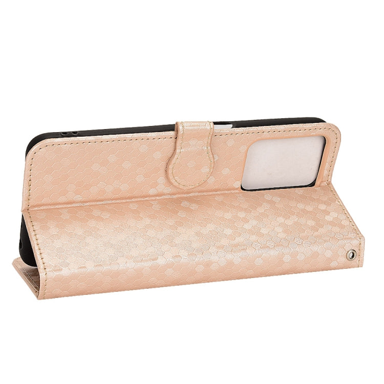 For OnePlus Nord CE 2 Lite 5G / Realme 9 Pro Honeycomb Dot Texture Leather Phone Case