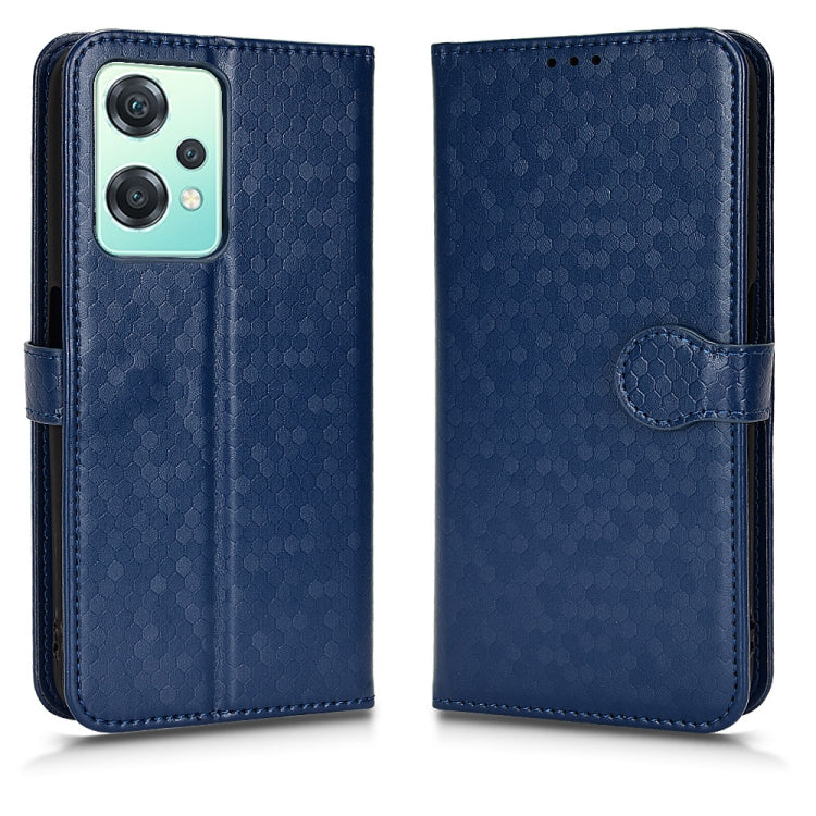 For OnePlus Nord CE 2 Lite 5G / Realme 9 Pro Honeycomb Dot Texture Leather Phone Case