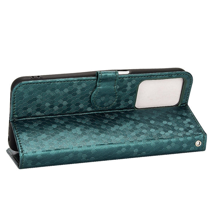 For OnePlus Nord CE 2 Lite 5G / Realme 9 Pro Honeycomb Dot Texture Leather Phone Case