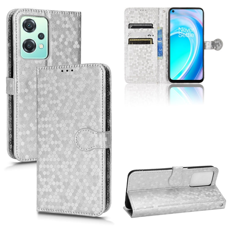 For OnePlus Nord CE 2 Lite 5G / Realme 9 Pro Honeycomb Dot Texture Leather Phone Case