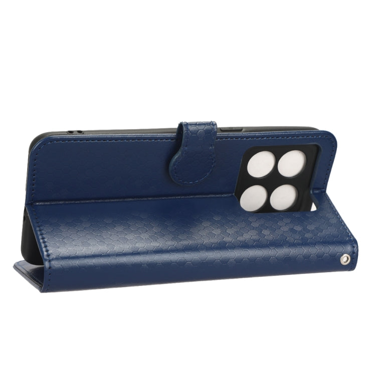 For OnePlus 10T Honeycomb Dot Texture Leather Phone Case