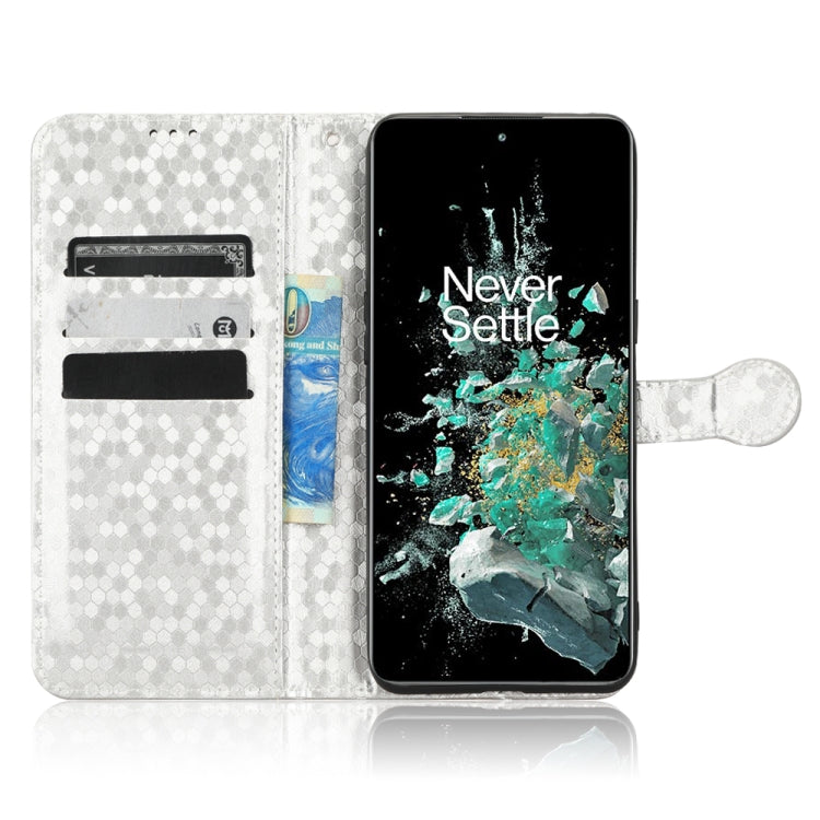 For OnePlus 10T Honeycomb Dot Texture Leather Phone Case