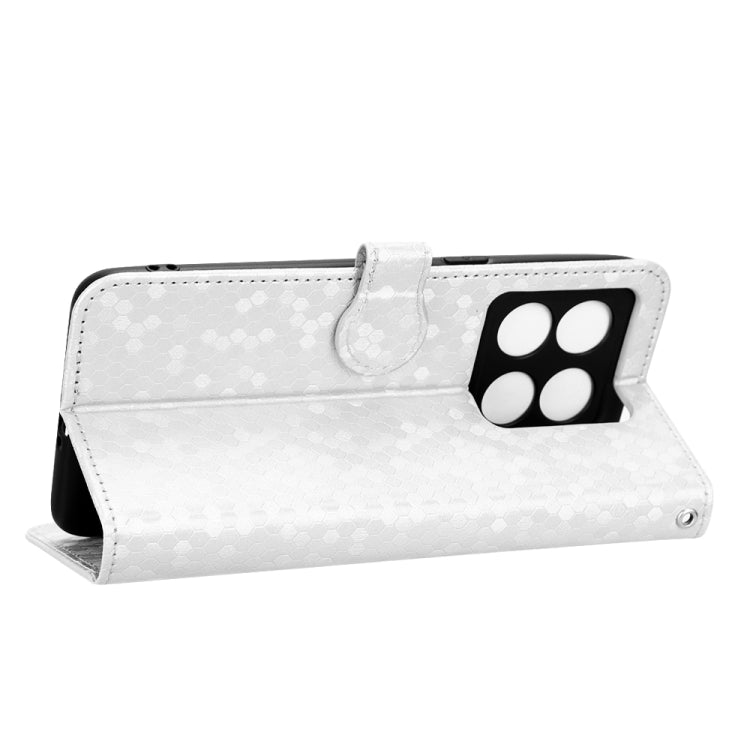 For OnePlus 10T Honeycomb Dot Texture Leather Phone Case
